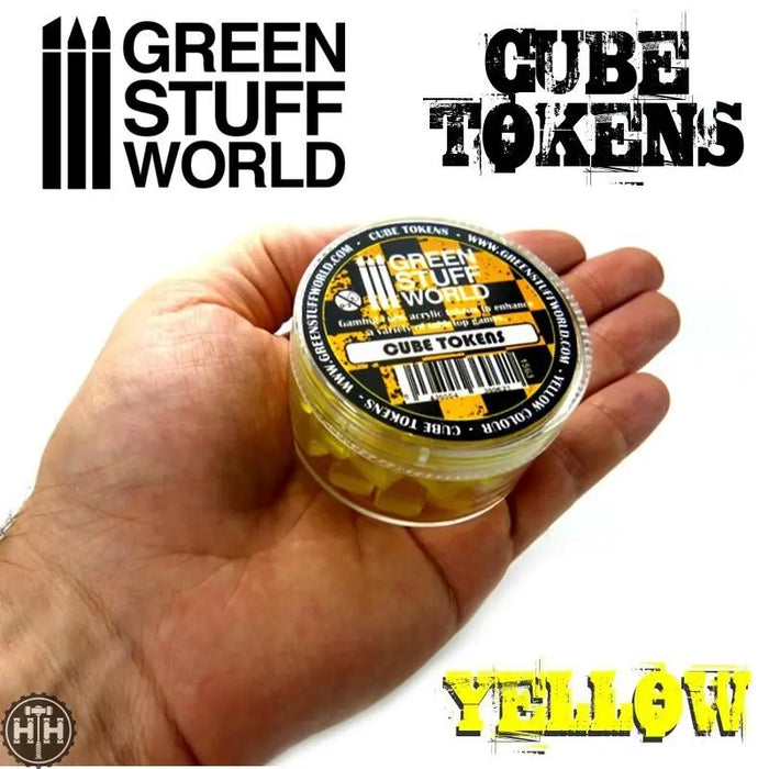 GSW Yellow Cube tokens GSW Hobby Green Stuff World