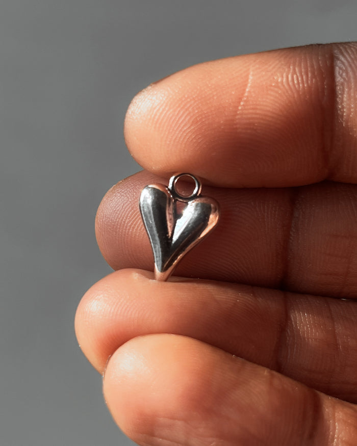 Heart charm - 100 pc