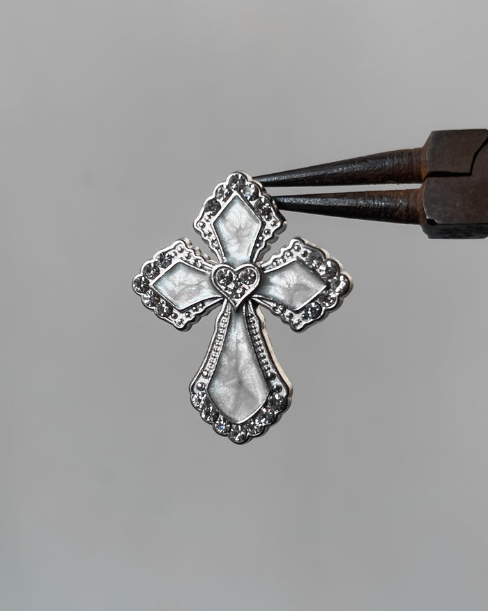 Heart cross - 1 pc