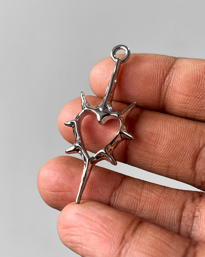Heart Spike Charm