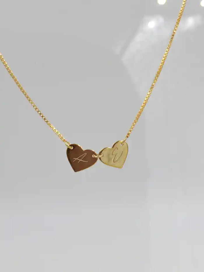 In Your Heart Personalized Letter 925 Silver Necklace