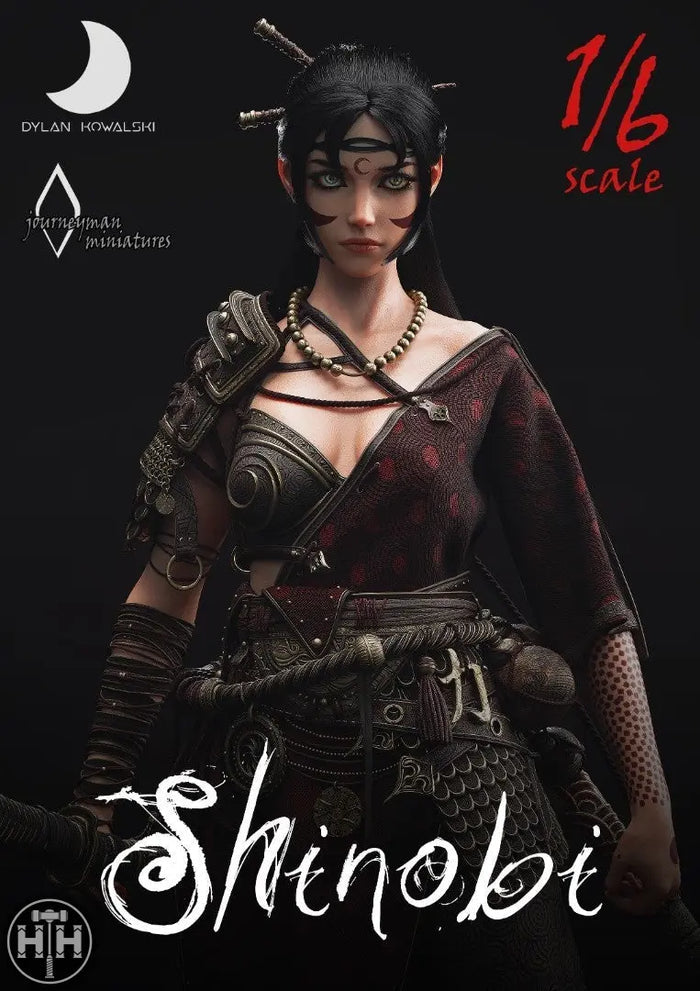 Journeyman Miniatures: Shinobi 1:6 scale Bust Bust Journeyman Miniatures