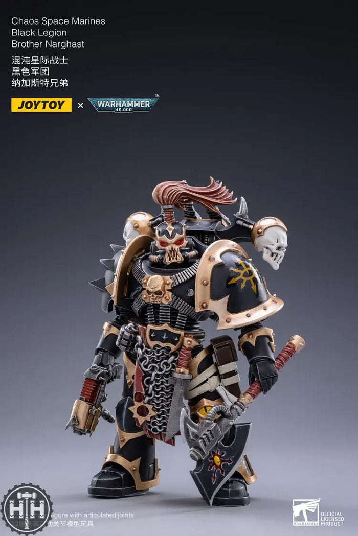 Joytoy: Black Legion Chaos Space Marines Brother Narghast Action Figures Joytoy