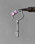 Kitty key charm
