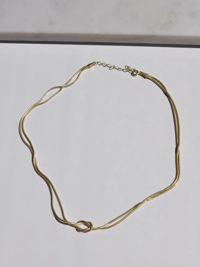 Knot Necklace 925 Silver
