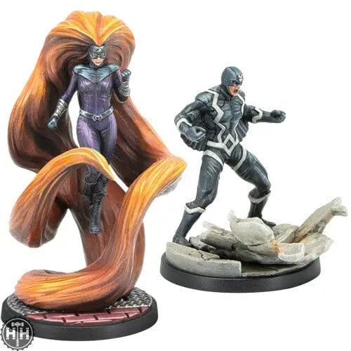 Marvel Crisis Protocol: Black Bolt And Medusa Character Pack Atomic Mass Games