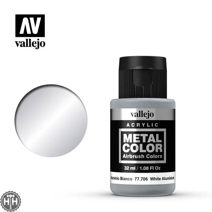Metal Color: White Aluminium Metal Color Vallejo