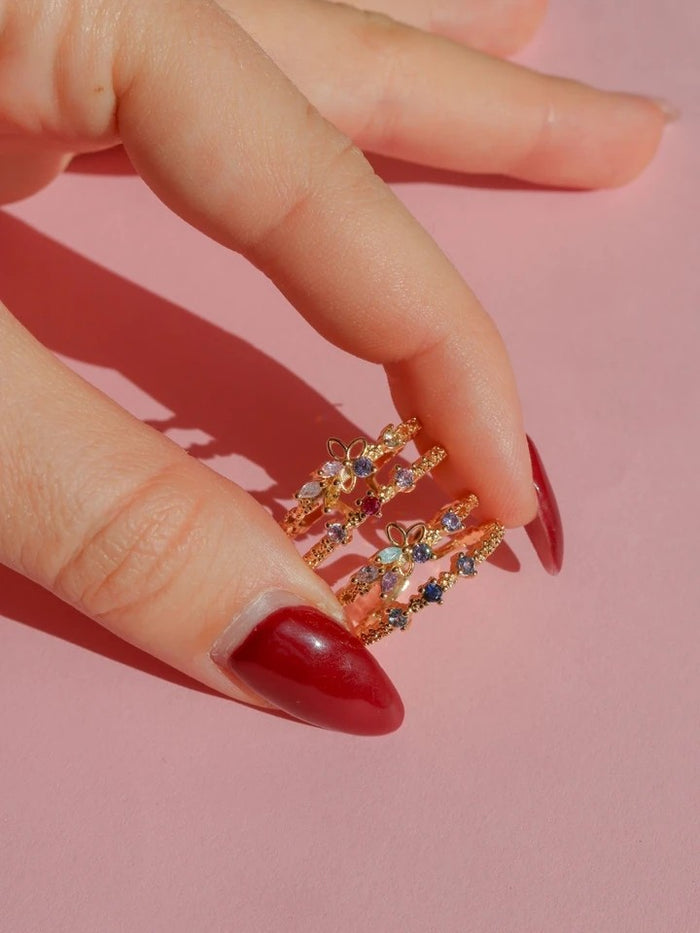 Minimal Blooming Ring