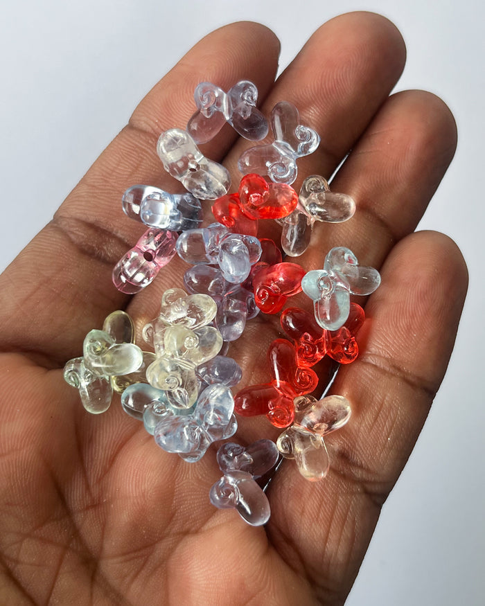 Mix butterfly beads- 25 grams