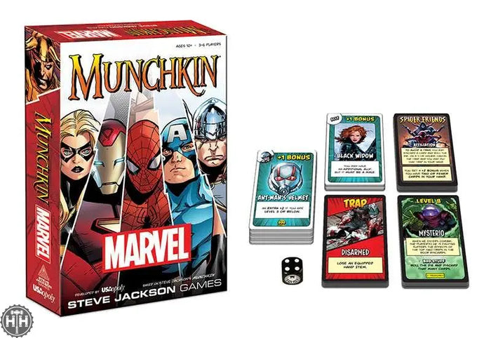 MUNCHKIN: Marvel Edition Board & Card Games CMON