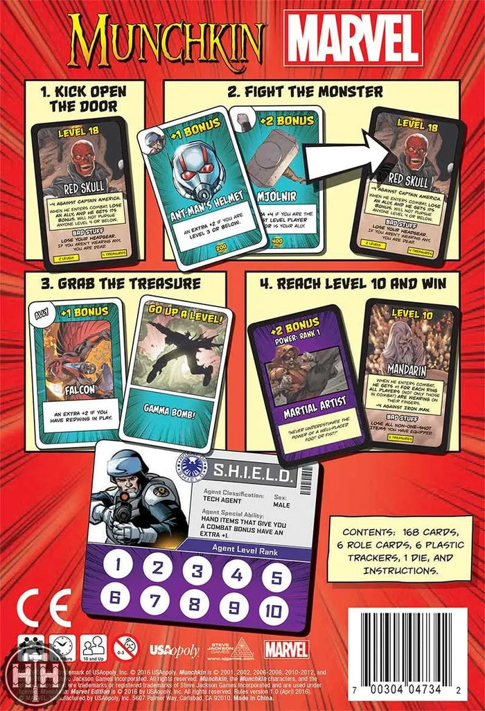 MUNCHKIN: Marvel Edition Board & Card Games CMON