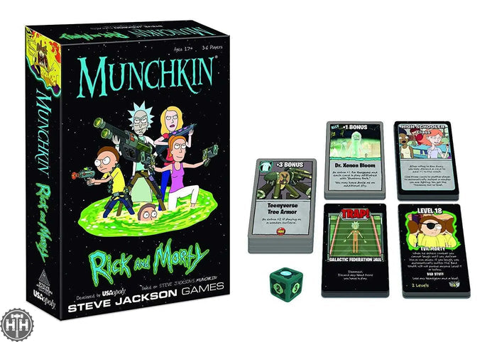 MUNCHKIN: Rick And Morty Board & Card Games CMON