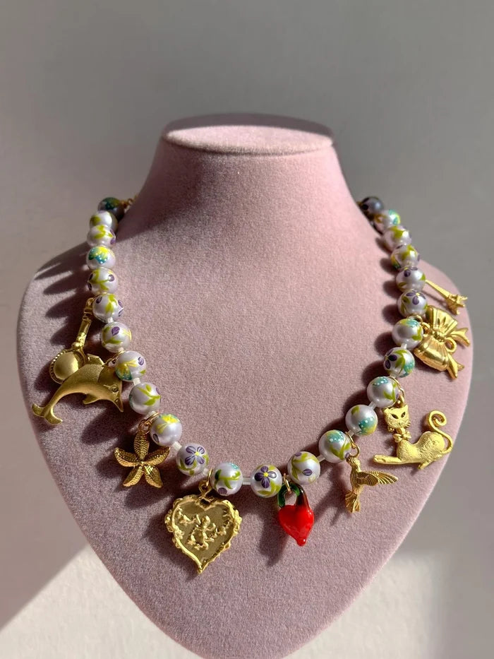 Nature and Freedom Charm Necklace