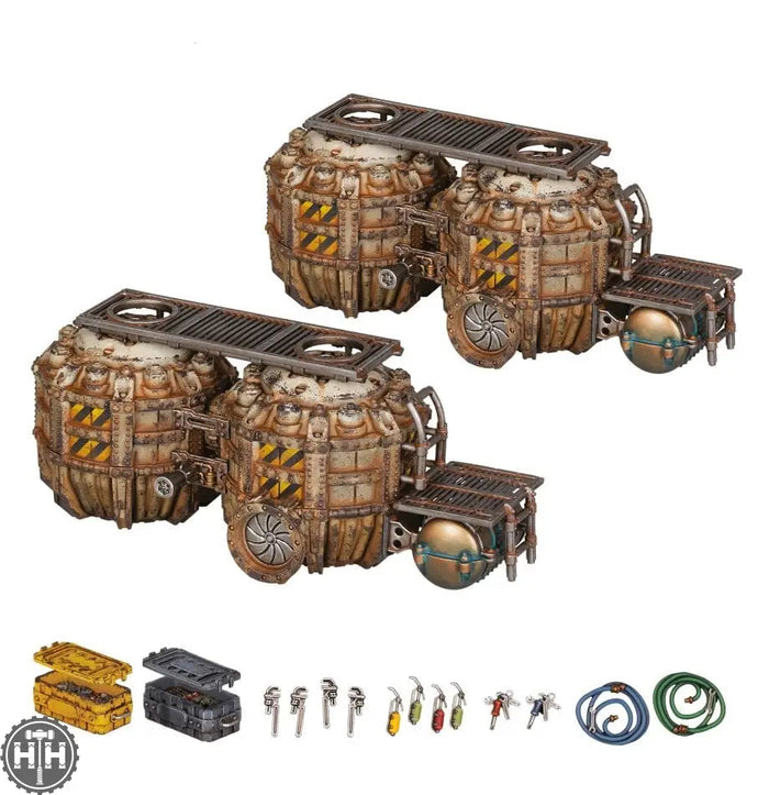 Necromunda:Promethium Tanks Refuelling Station Vehicle Games Workshop