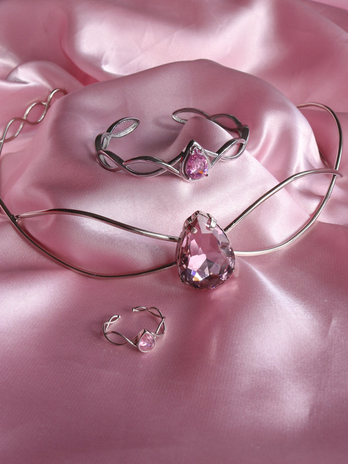Odette Set, Swan Princess Set, Swan Princess Tiara, Bracelet and Ring Set