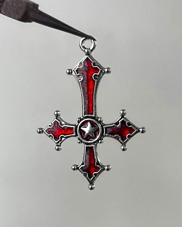 Og upside down cross charm