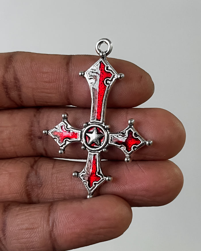 Og upside down cross charm