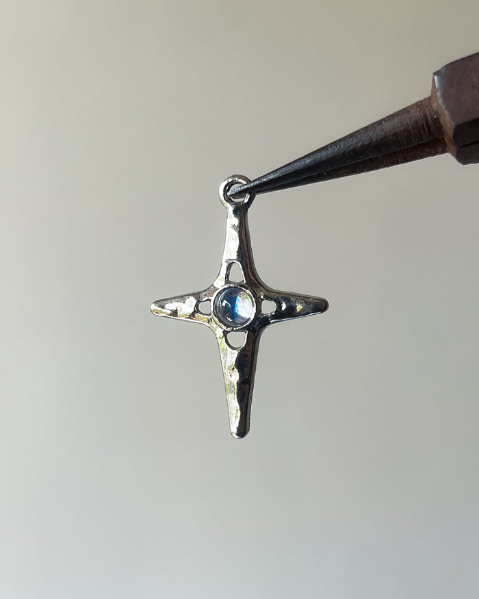 Opal star charm