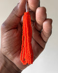 Orange 8/0 size seed beads