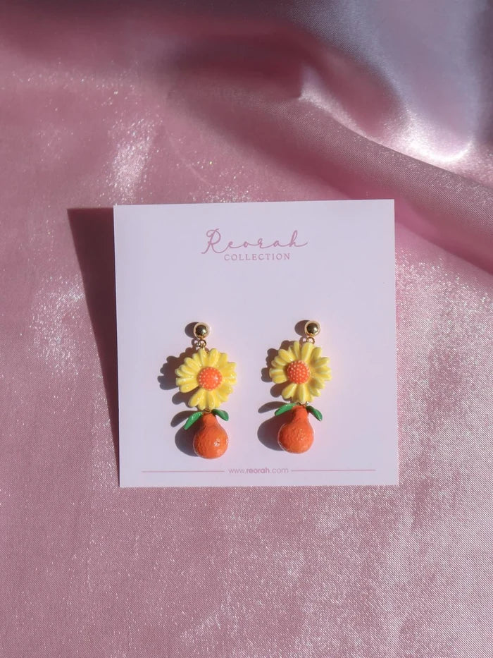 Orange Blossom Earrings
