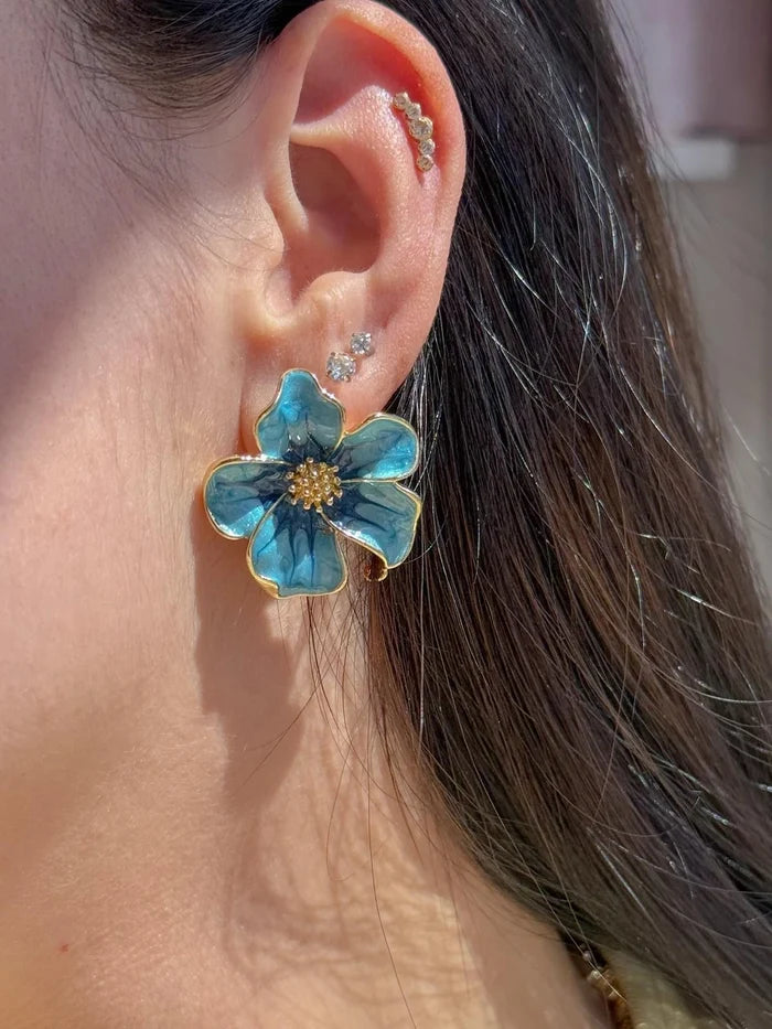 Orchid Earring