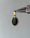 Oval Gold charm