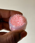 Peachy pink 11/0 size seed beads