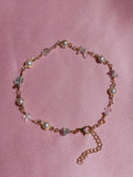 Pearl And Broken Stone Anklet