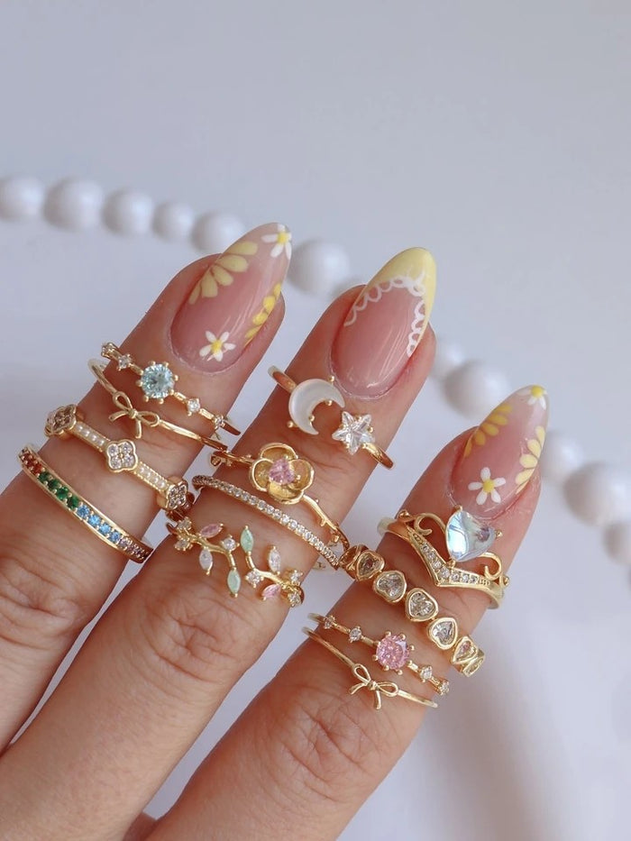 Pink Bow Ring