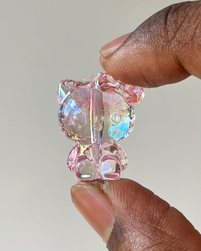 Pink kitty Bead 1 pc