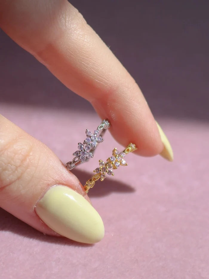 Pink Miniflora Ring