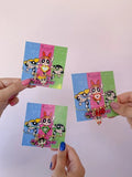 Powerpuff Girls Heart Bracelet Set