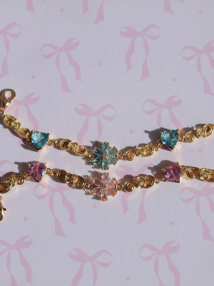 Princess Pauper Flower of Heart Bracelet