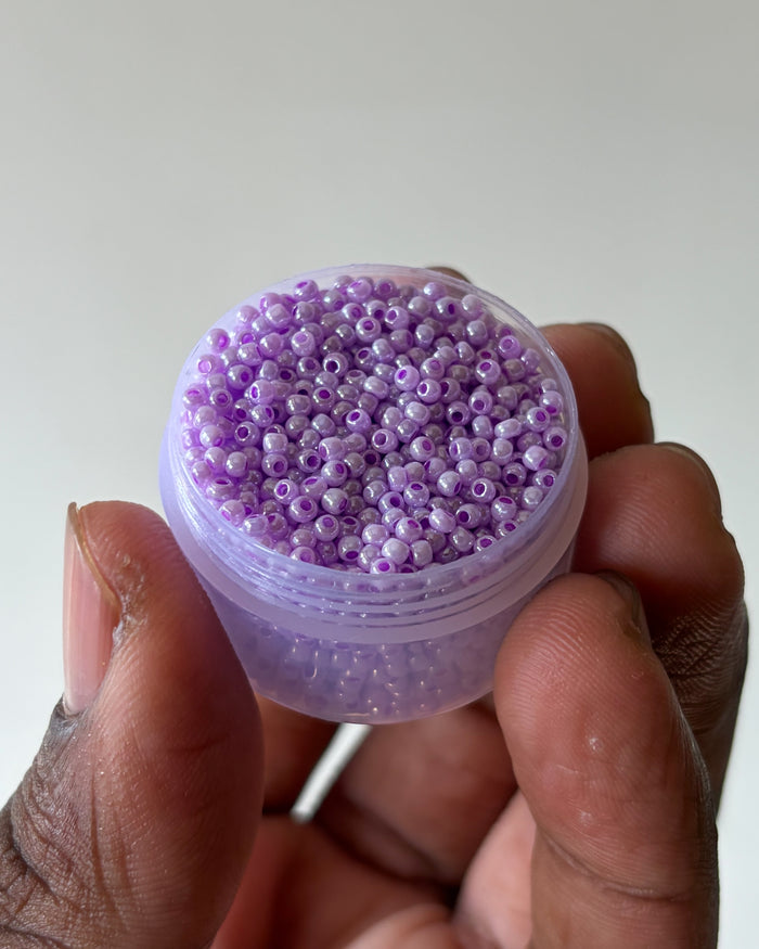 Purple 11/0 size seed beads