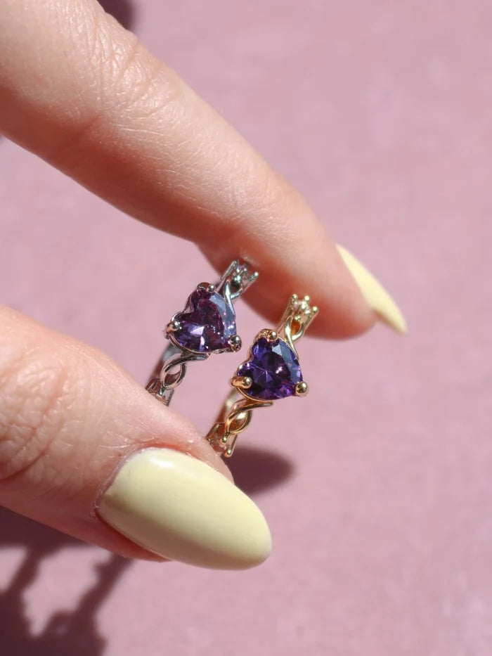Purple Love Shine Ring
