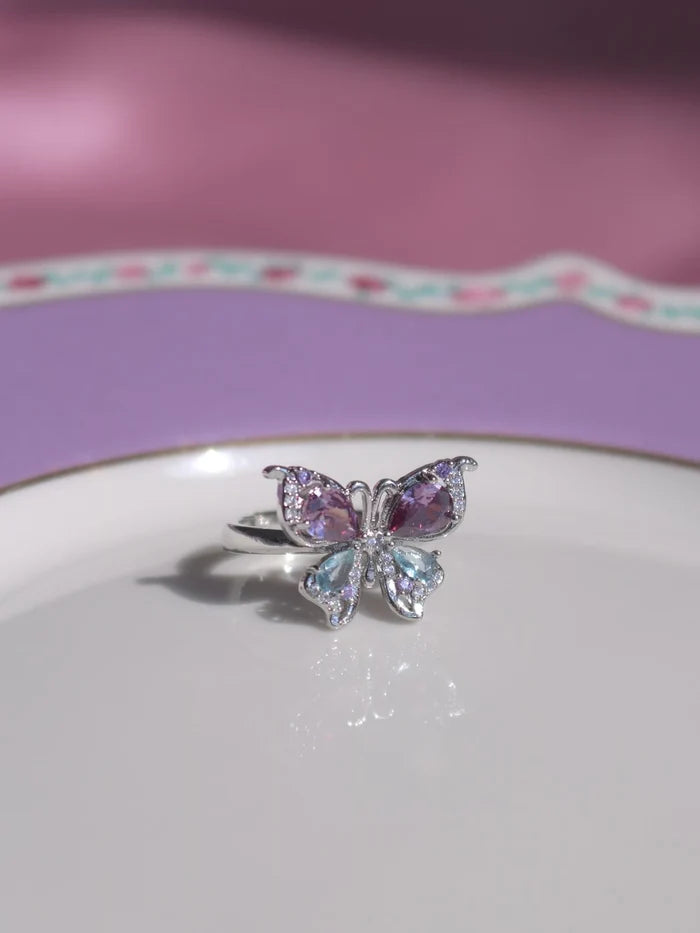 Purple Mariposa Ring
