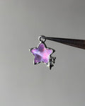 Purple star charm