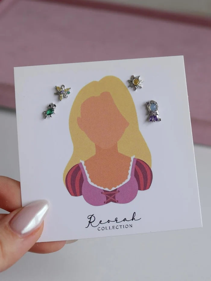 Rapunzel Stud Earring Set