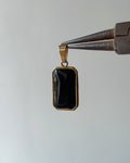 Rectangle Gold charm
