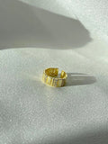 Rectangular Zircon Stone 925 Silver Ring