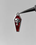 Red coffin skull Charm