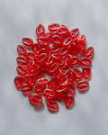 Red shell beads - 25 grams