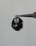 Rose charm - 1 pc