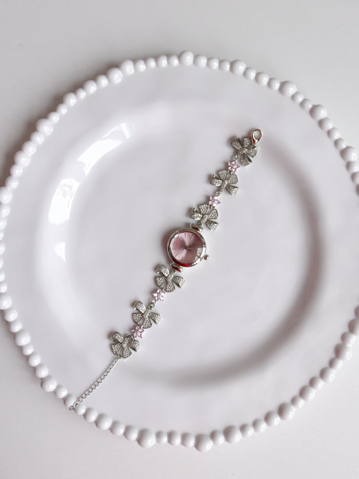 Rosy Bow Watch