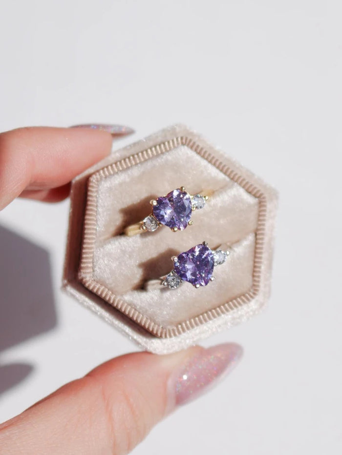 Lilac / Gold Plated