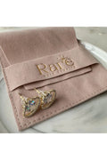 Saturn Heart Stud Earrings