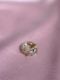 Savanna Trinity 925 Silver Ring (Size S)