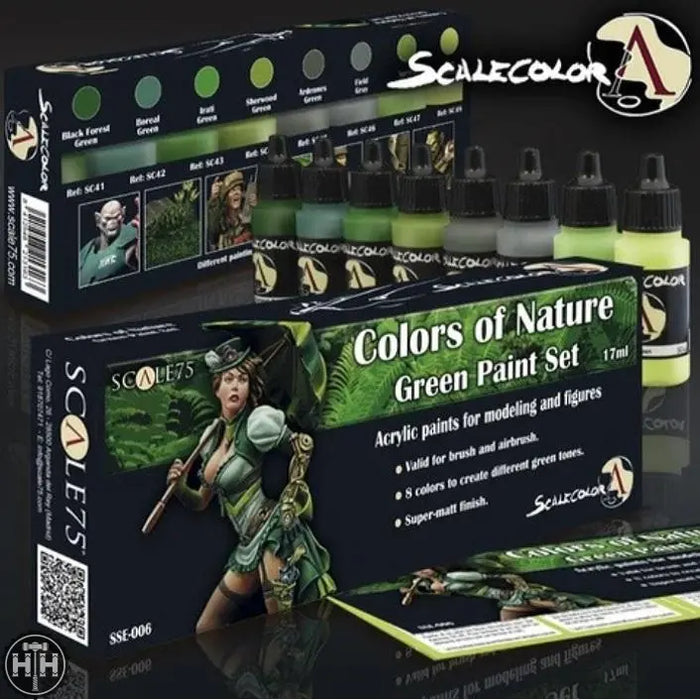 Scale75 Colors Of Nature Paint Set Scalecolour Scale75  (5026532950153)
