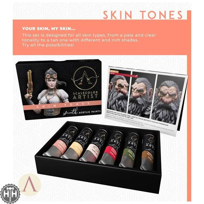 Scale75 Skin Tones Artistcolour Scale75