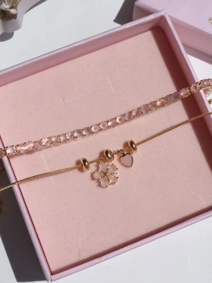 Shiny Petals Love Bracelet